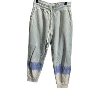 Rails Tie-Dye‎ Jogger Sweatpants Womens Small Light Blue/White